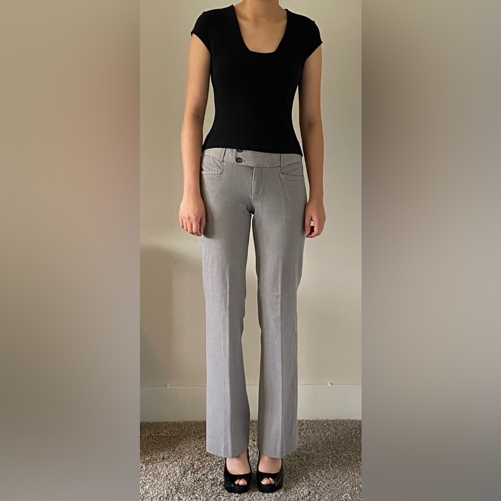 Banana Republic stretch gray pant